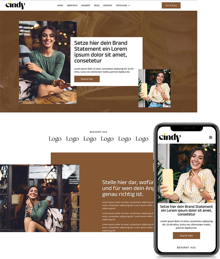 Template Vorschau Branding angepasst