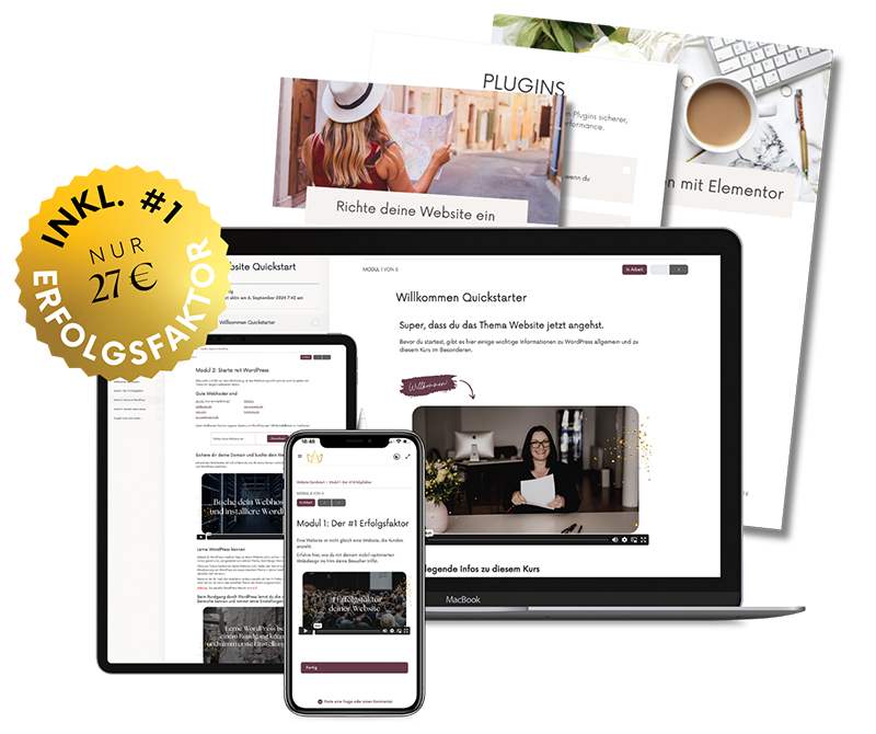 Minikurs Website Quickstart mit WordPress