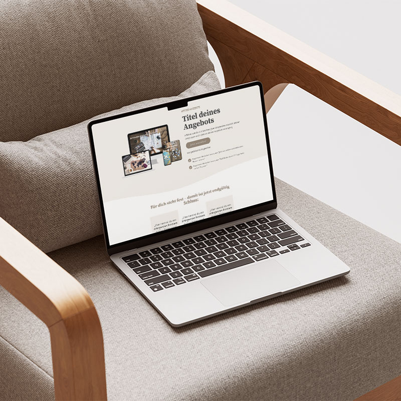 Bonus: Templates für deine Salespage und deine Kursseiten