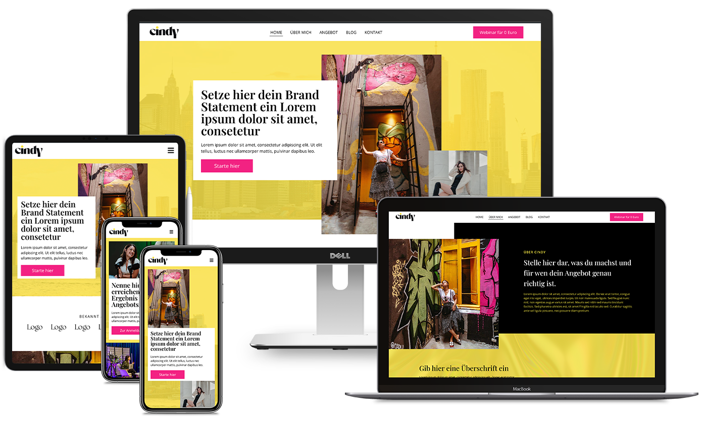 Elementor Website-Templates Bold-Style