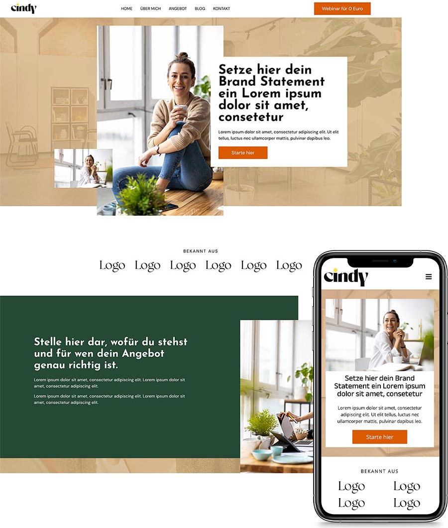 Template Vorschau Branding angepasst