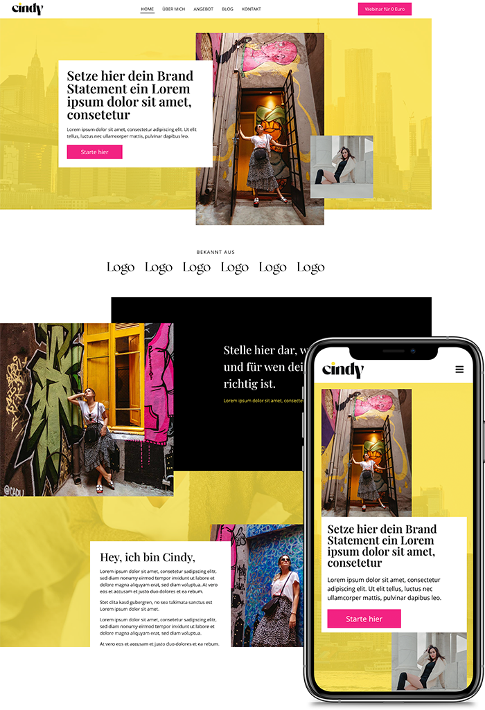 Elementor Template-Set Bold-Design Statement