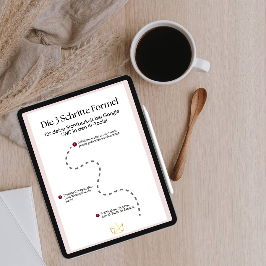 3 Schritte Formel SEO-Webinar